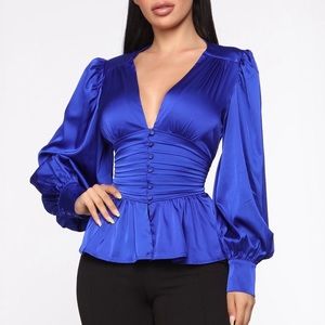 Peplum blouse